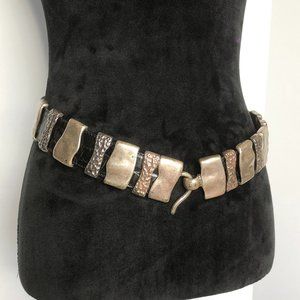 Vintage Streets Ahead Leather Belt Size Medium